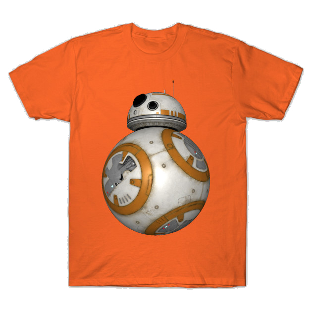 Orange 3D BB-8 T-Shirt