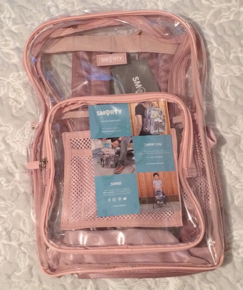 smarty clear backpack