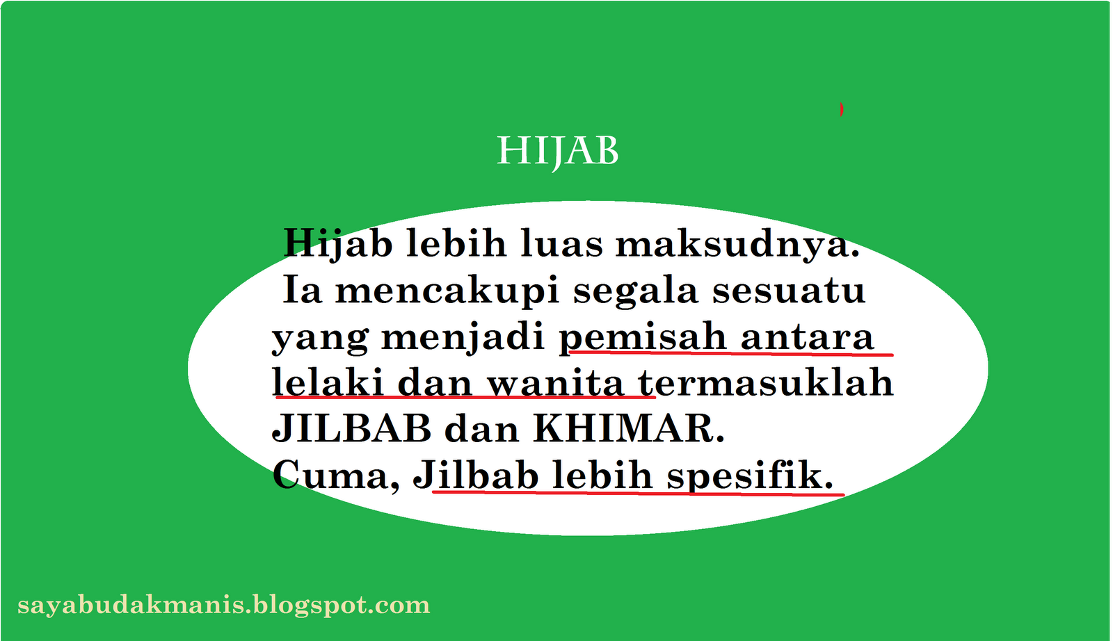  Jilbab  Khimar dan  Hijab Apa tu Itu ini Begitu 