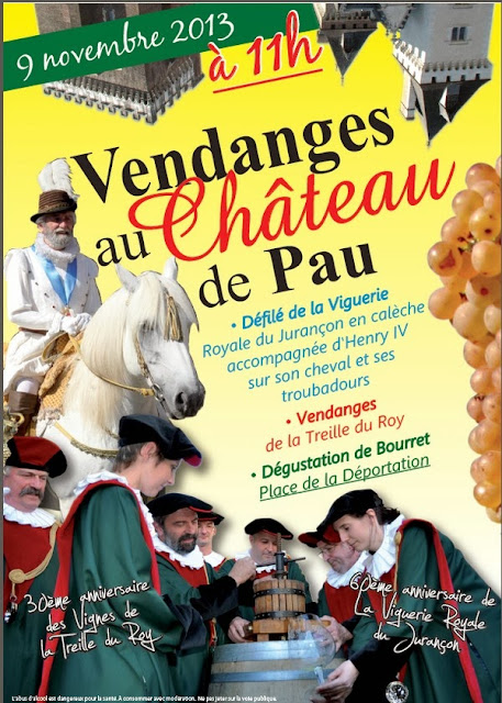 Vendanges au Château de Pau 2013