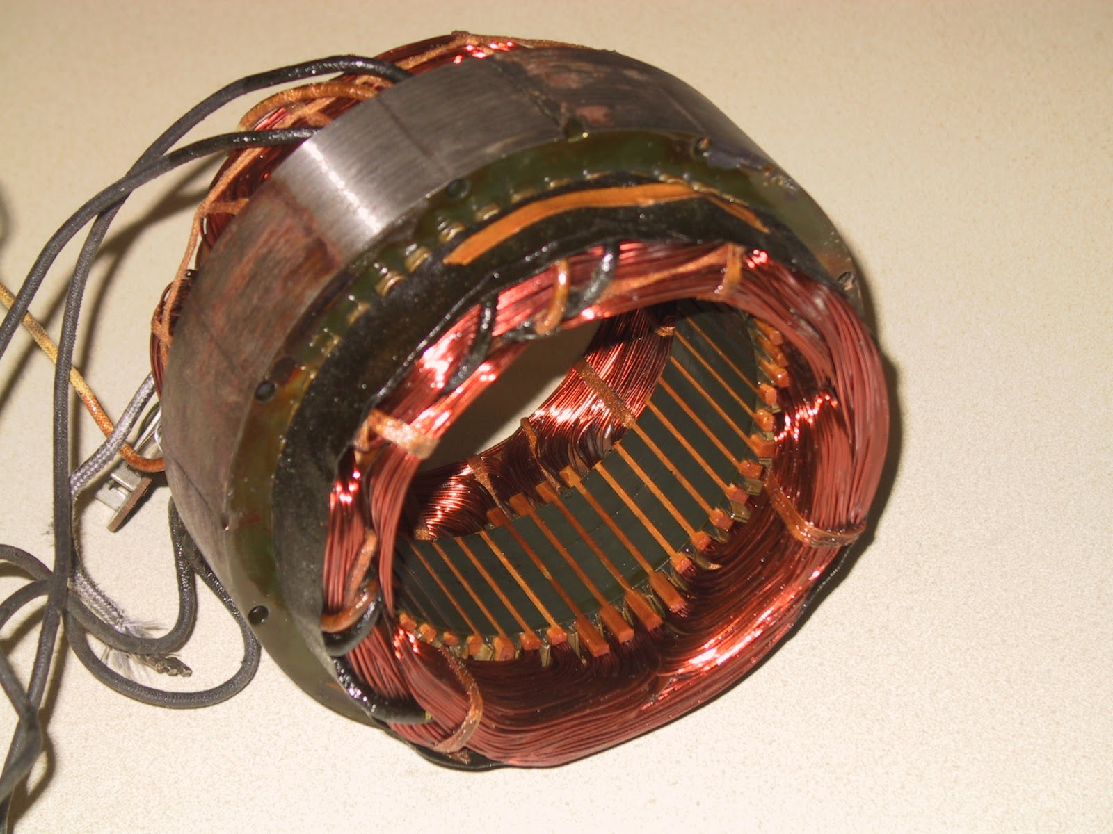 Hobart A200 Overhaul Cleaned Stator, ready for installation back in