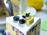 Lemon Blueberry Cheesecake Cake