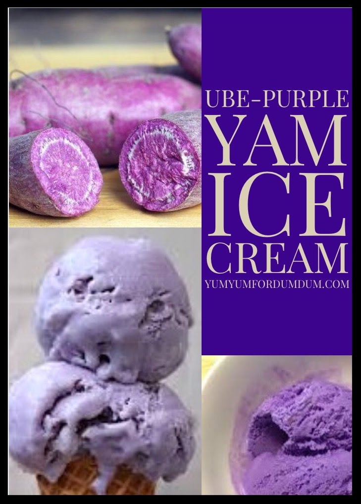 Yum Yum for Dum Dum Ube Purple Yam Ice Cream