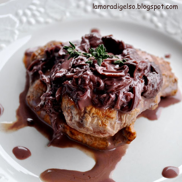 filetto, scalogno e vino rosso. voilà la france!