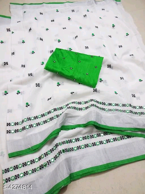 Pure soft Linen Saree: ₹692/- Free COD whatsapp+919199626046
