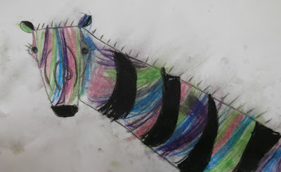 art activity for kids pastels and charcoal
