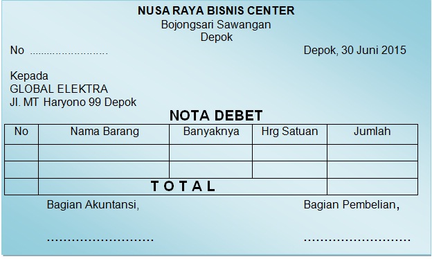 Bukti Transaksi Administrasi Transaksi