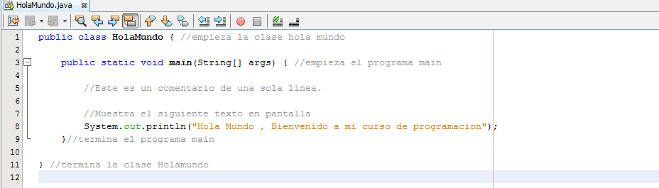 Ejemplos Basicos de Lenguajes de Programacion: 1.1 Primer programa en ...