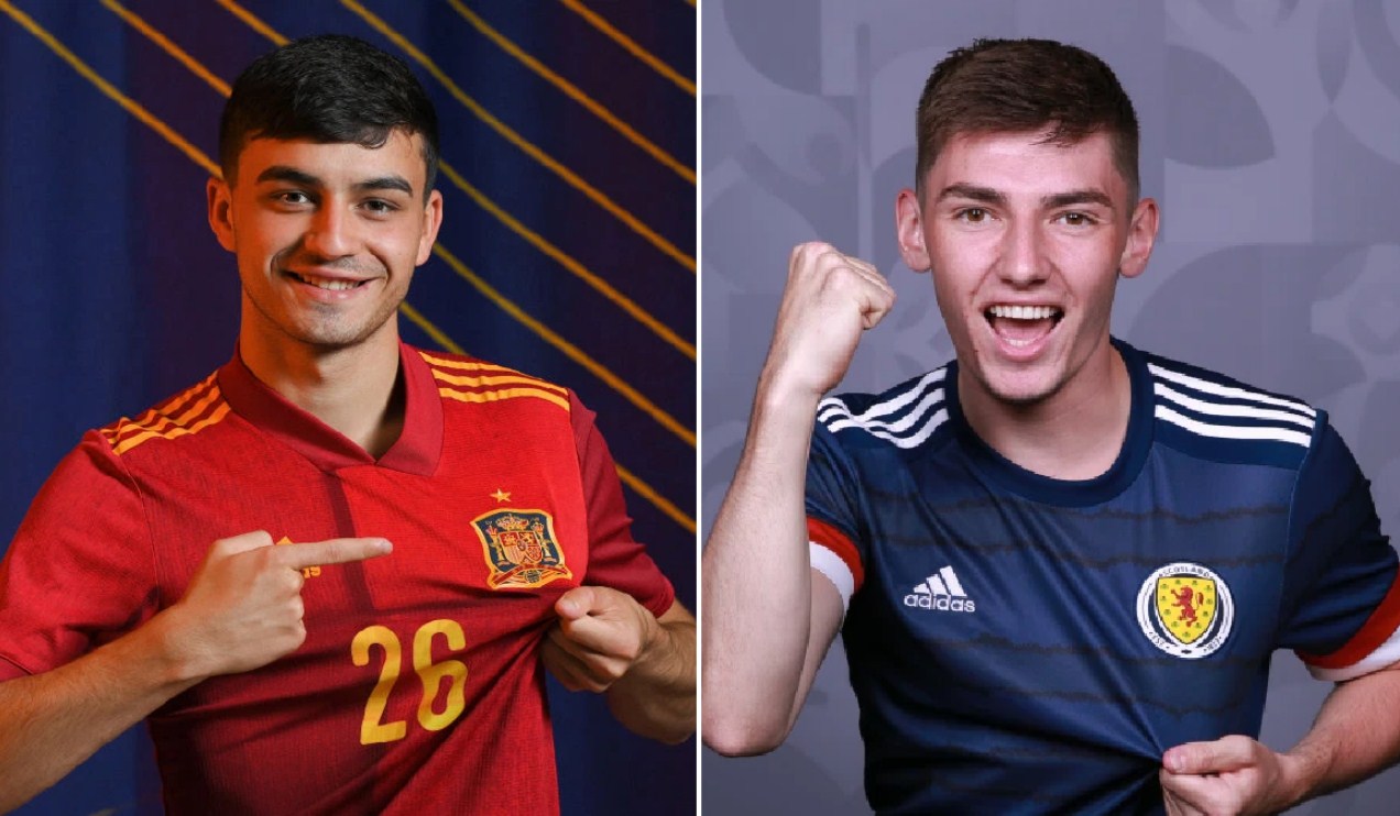 Pedri dan Billy Gilmour