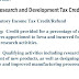 Research and Development Tax Credit