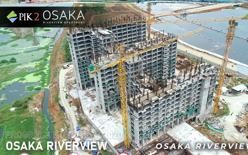 Progress Pembangunan apartemen osaka riverview