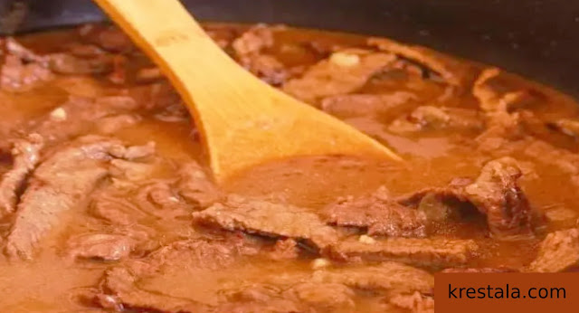 طريقة عمل اللحمة بصوص المشروم والكريمة