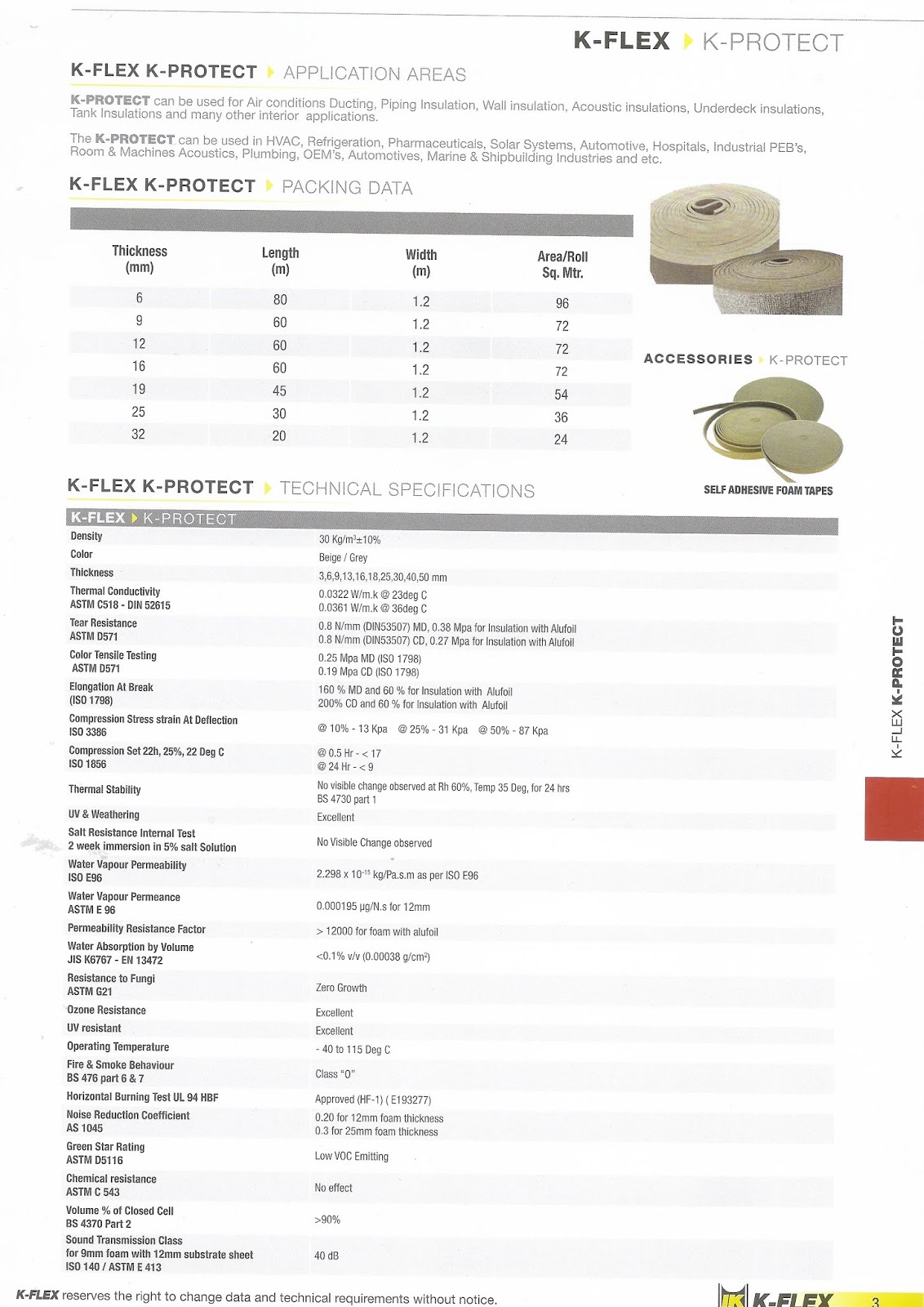 KFLEX KPROTECT POLYOLEFIN FOAM INSULATION