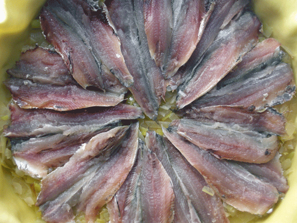  Tartaleta de parrochas y queso 