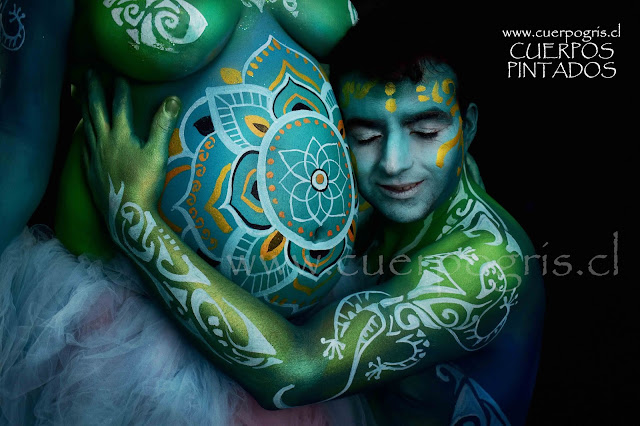 cuerpos pintados embarazada bodypaint pregnat