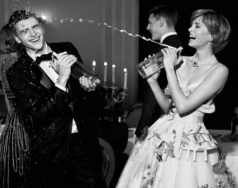 Fashion Editorial: Edie Campbell by Alasdair McLellan for Vogue Paris April 2018