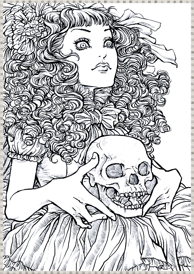 Free Halloween Coloring Pages For Adults