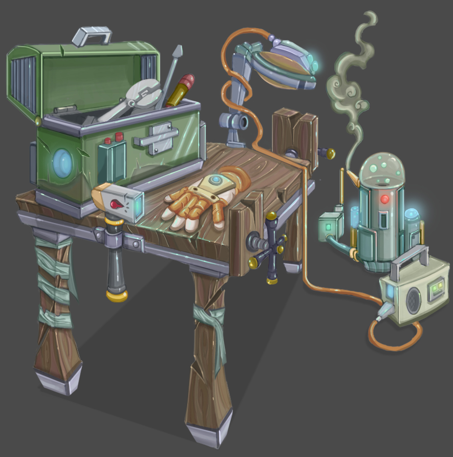 Brian McClain - 3D Artist: Astronaut Workbench Concept