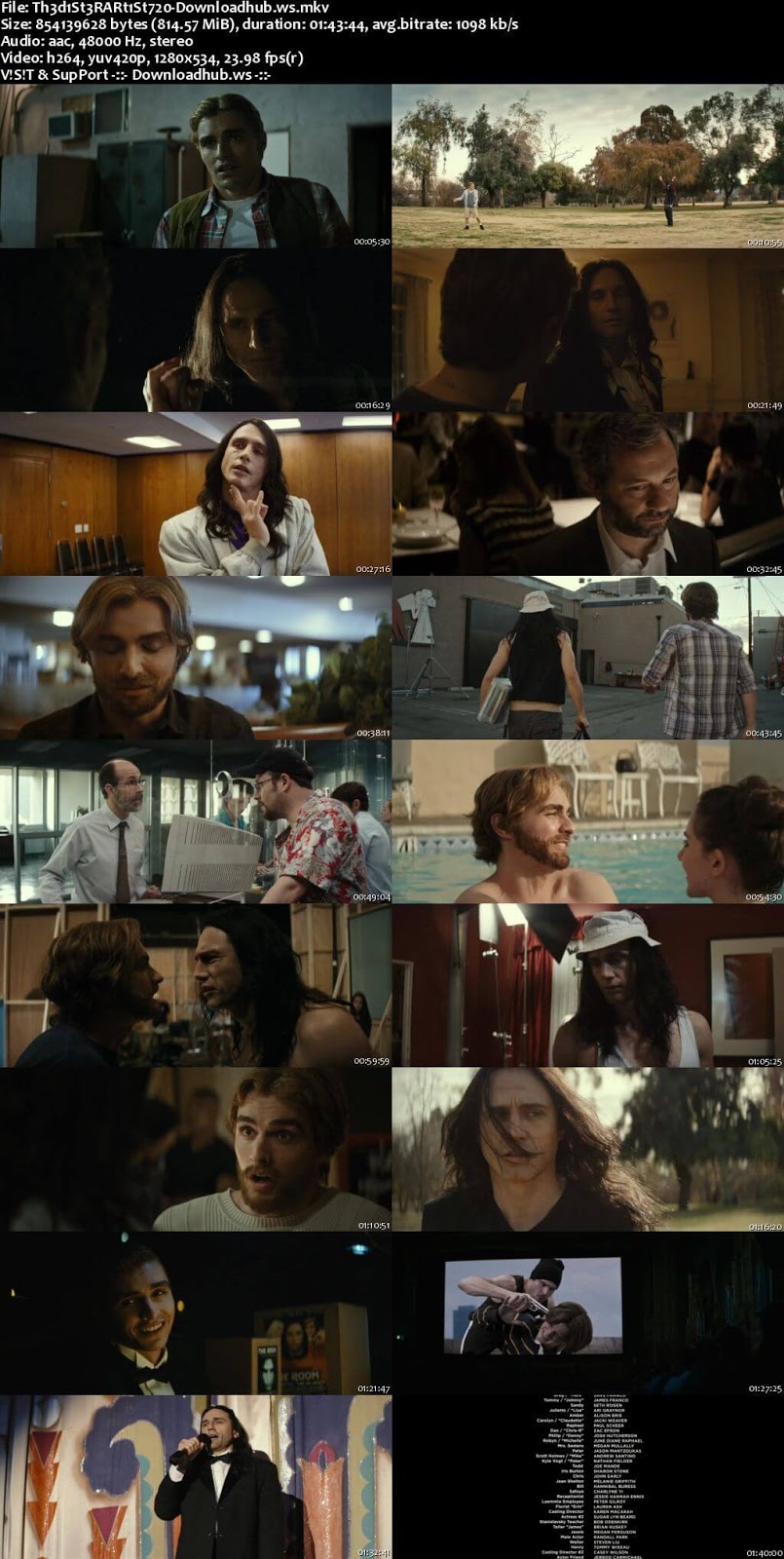 The Disaster Artist 2017 English 720p WEBRip 800MB ESubs