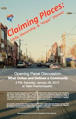 Claiming Places Panel 1