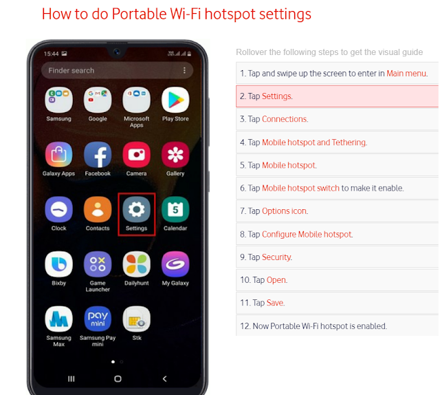 How to Setup Mobile Hotspot and Tethering on Samsung Galaxy A10 A90