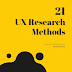 21 User Research Methods