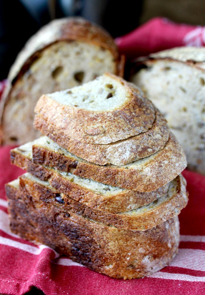 TartineStyle Sourdough Rosemary Polenta Bread Karen's Kitchen Stories