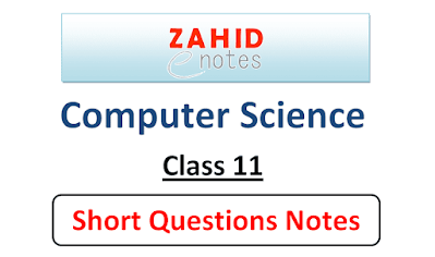 1st year computer science short questions notes pdf download