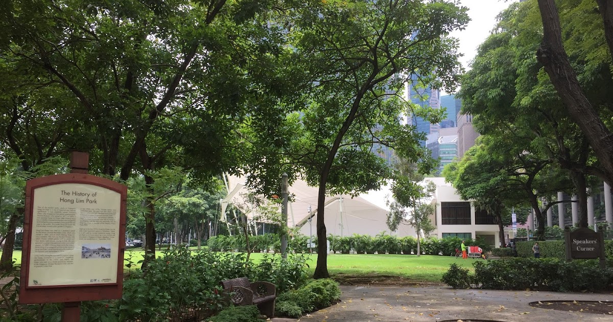 marinasbay Hong Lim Park och Speakers' Corner