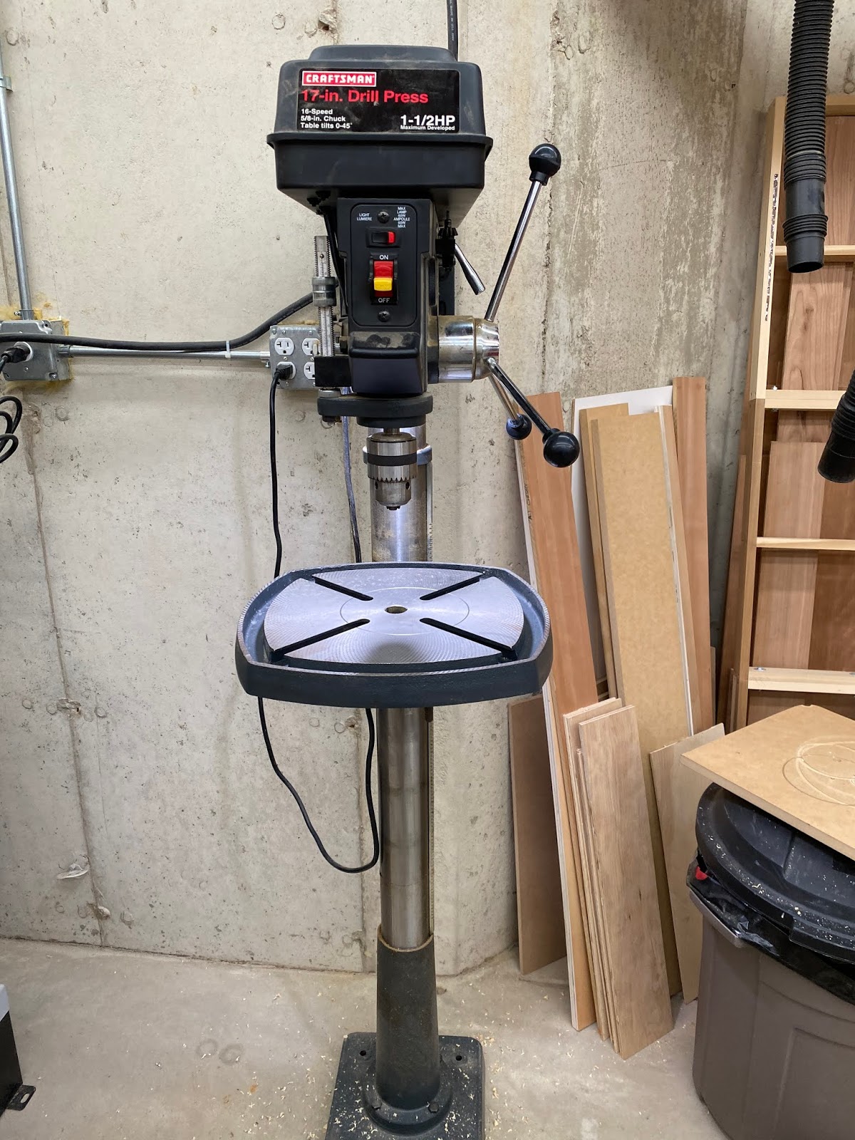 Install a Woodpecker's Drill Press Table on a Craftsman Drill Press