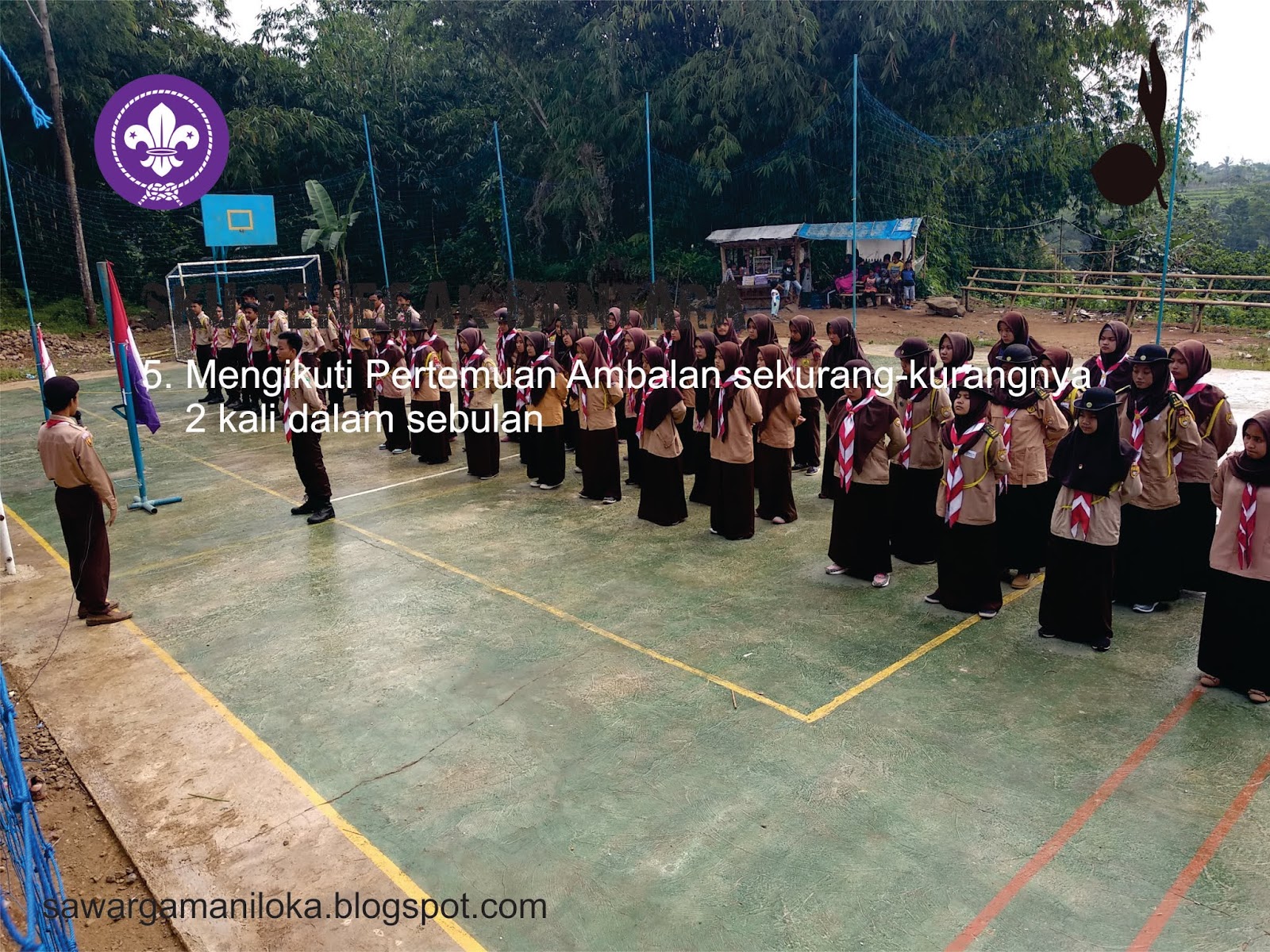 SKU Penegak Bantara Pertemuan Ambalan SAWARGA MANILOKA