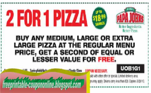 Kt's pizza coupons