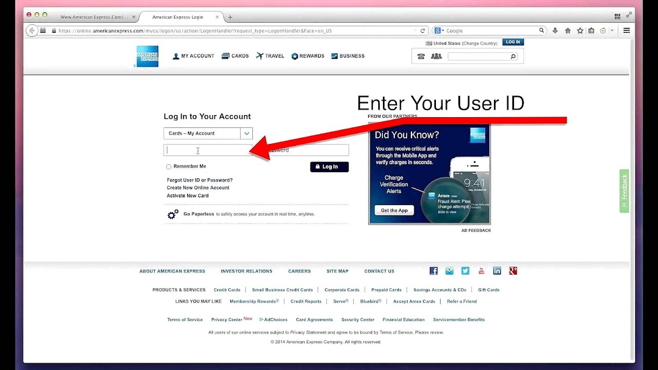 American Express Corporate Login American Choices American Express Corporate Login American Choices