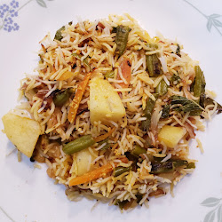 biryani dum veg cooker pressure ingredients