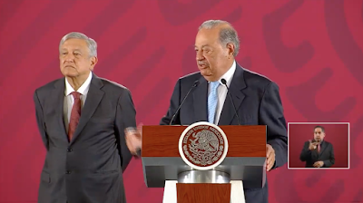 Respalda Calors Slim la política económica de López Obrador y pide "inversión masiva"