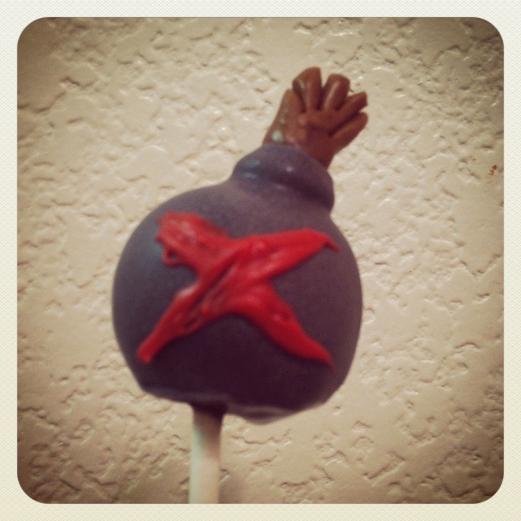 vypassetti cake pops: Fruit Ninja Bomb