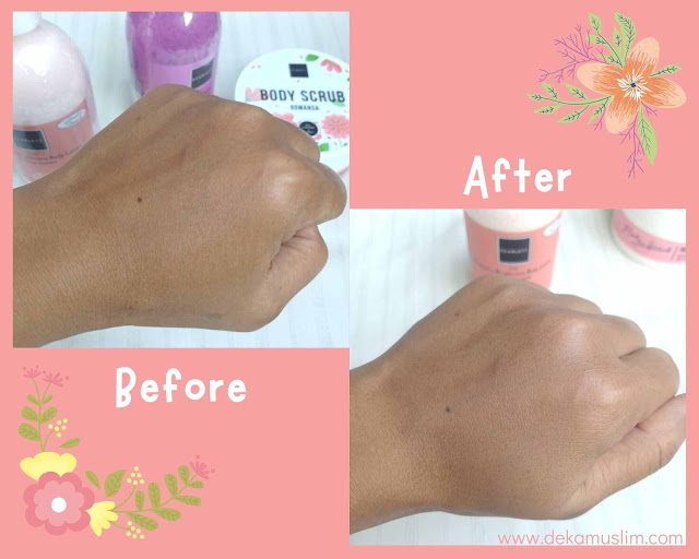 before-after-pemakaian-scarlett-body-lotion