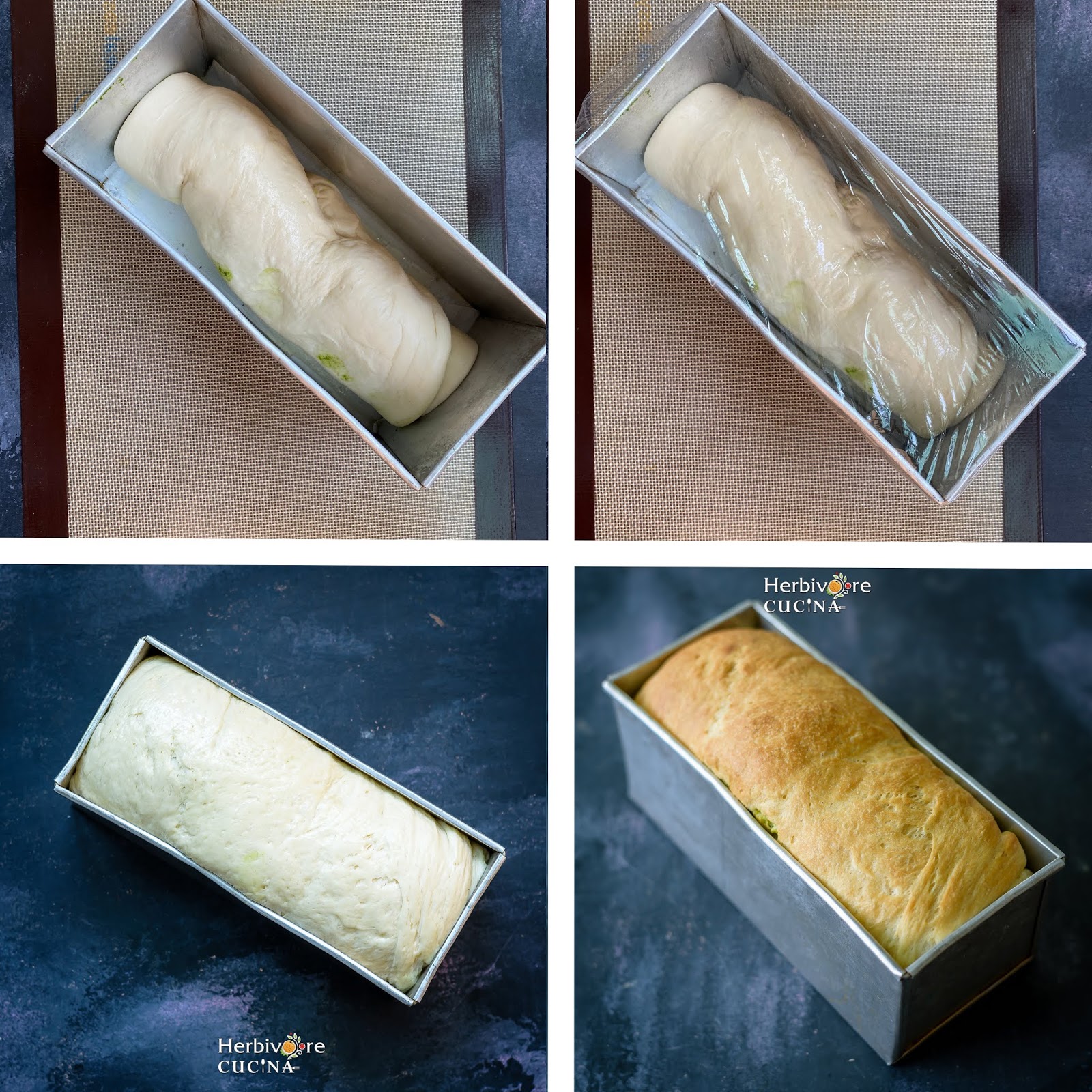 Herbivore Cucina Cilantro Sauce Swirled Bread Chutney Bread