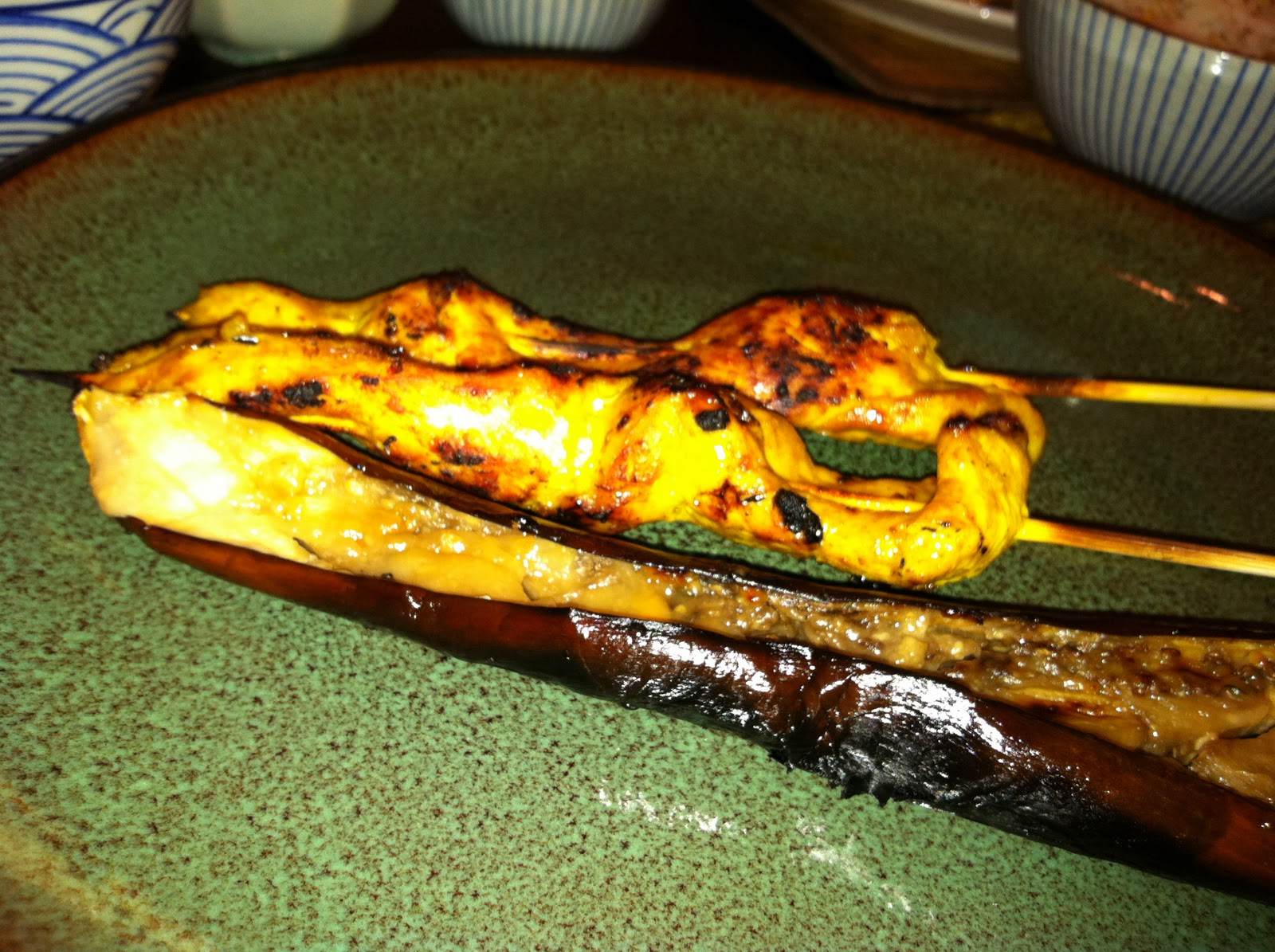 The Curried Cook Yaki Miso Nasu (Grilled Eggplant with Sweet Miso Sauce)