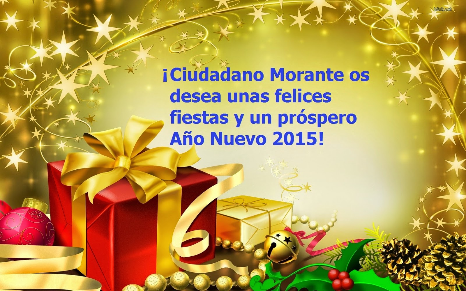 Ciudadano Morante os desea unas Felices Fiestas y un próspero Año Nuevo
