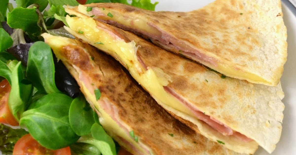 Quesadillas o sincronizadas de jamón y queso Cuuking! Recetas de cocina