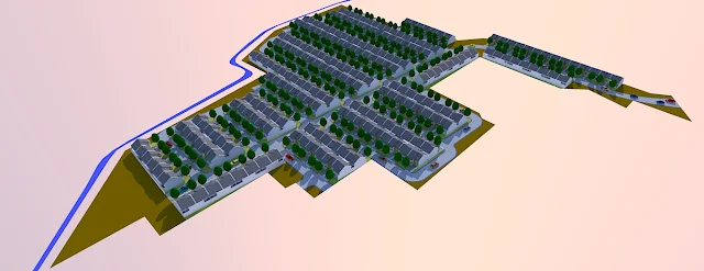 3d model site plan 