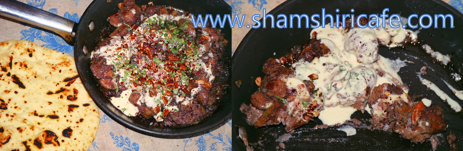 Chicken liver with sumac and cinnamon