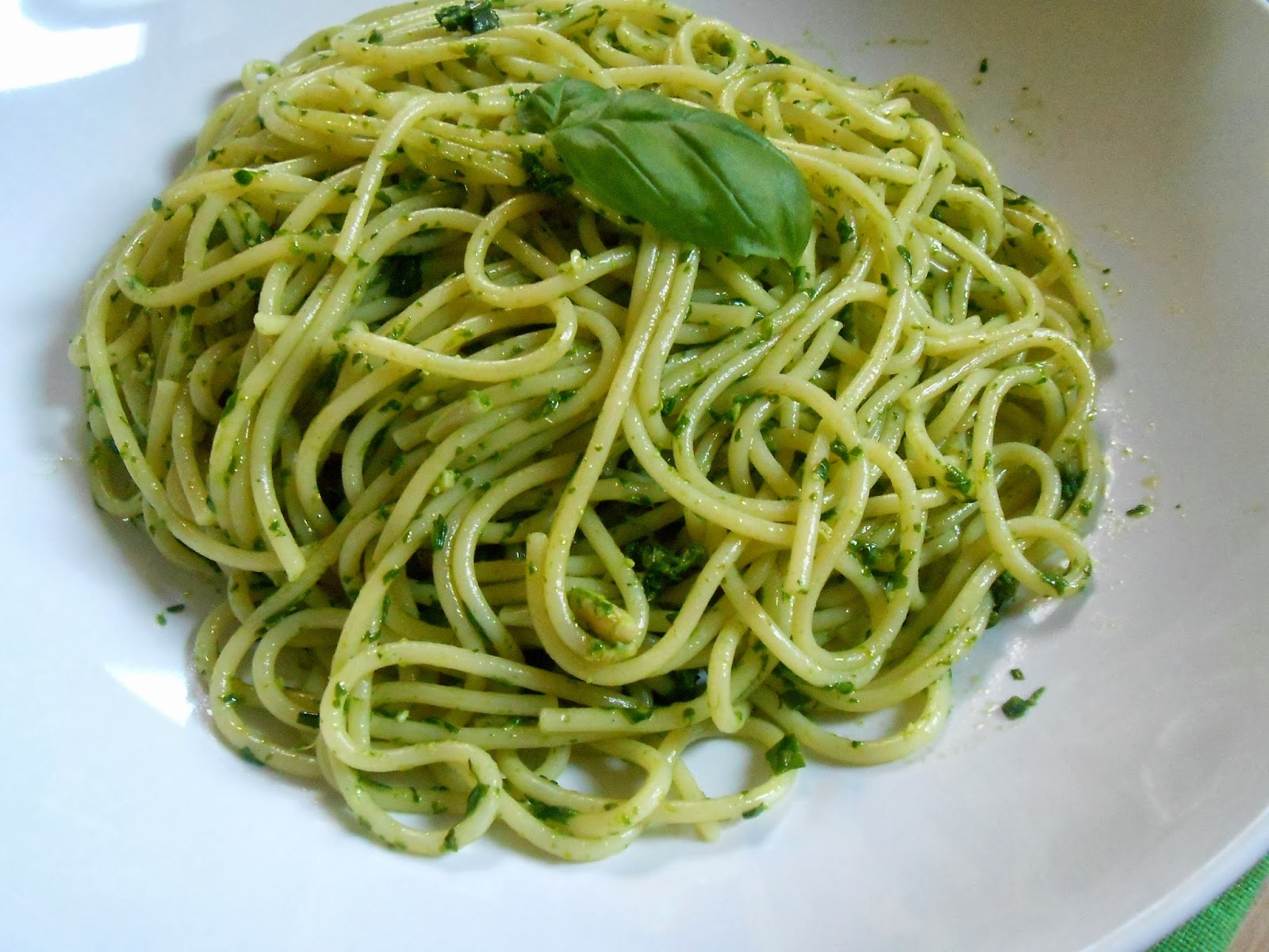 La vie gourmande: Spaghetti mit Rucola-Pesto