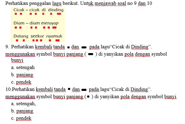 Soal Tematik Kelas 3 Tema 1 subtema 1 revisi 2018