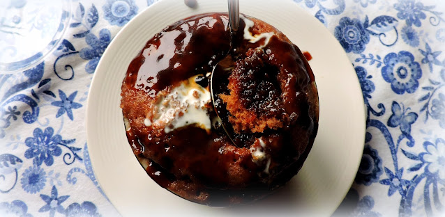 Sticky Toffee Pudding Cake for One