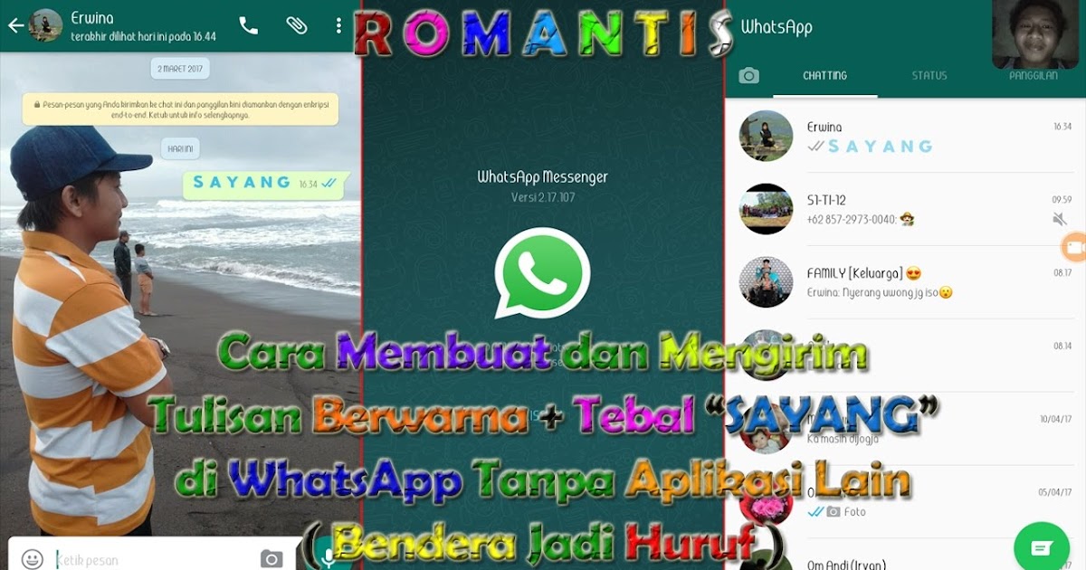 7 Cara Membuat Tulisan Unik Berwarna Di Wa Tanpa Aplikasi Terbaru Gak Punya Com