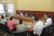 Wakil Wali Kota Pematangsiantar Ikuti Rapat Penyaluran Bantuan Beras Melalui Zoom Meeting.