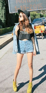 jaqueta jeans look