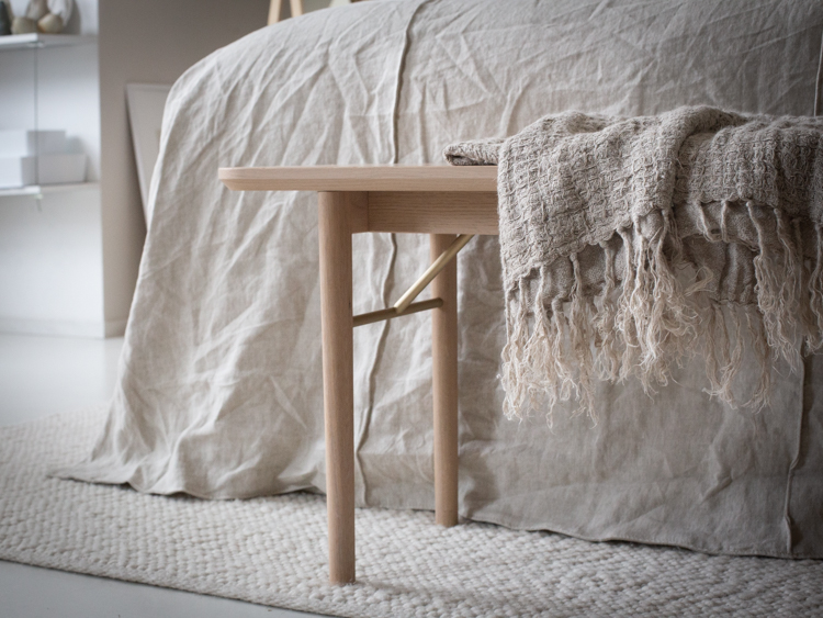 Bedroom Details: One bench, Two Different ways